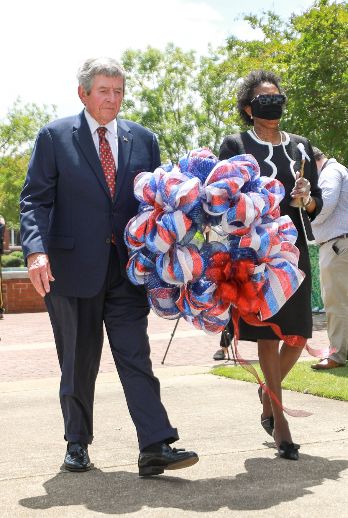 Opelika wreath laying ceremony honoring George Floyd